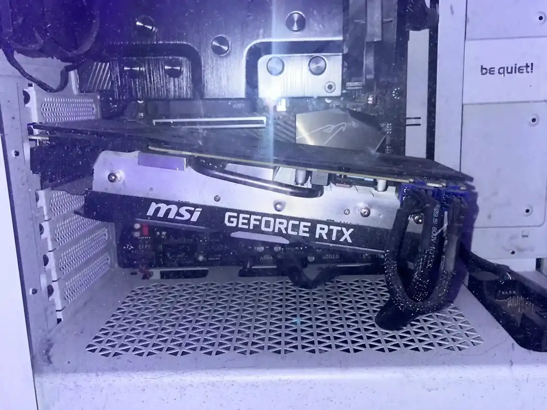 Extremely Bent GPU.